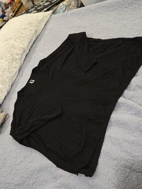 Apt. 9 Black V-Neck Women's Oversized Sweater With Open Sides Size L/XL!